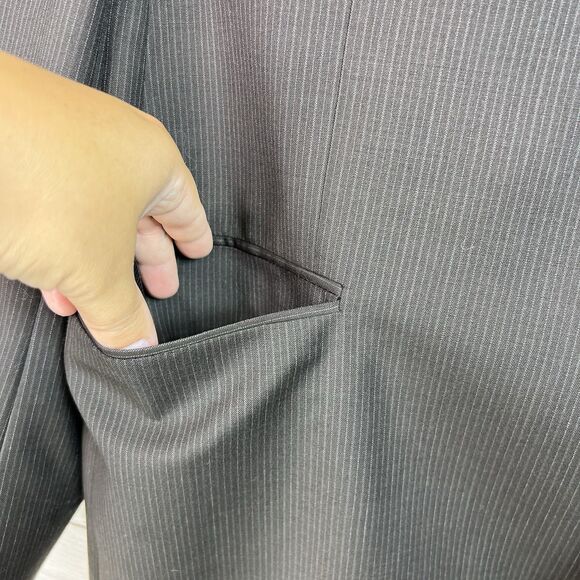 BURBERRY London Blazer Mens Sz 40R 100% Wool USA Woven Sport Coat Preppy Luxury - Picture 5 of 12